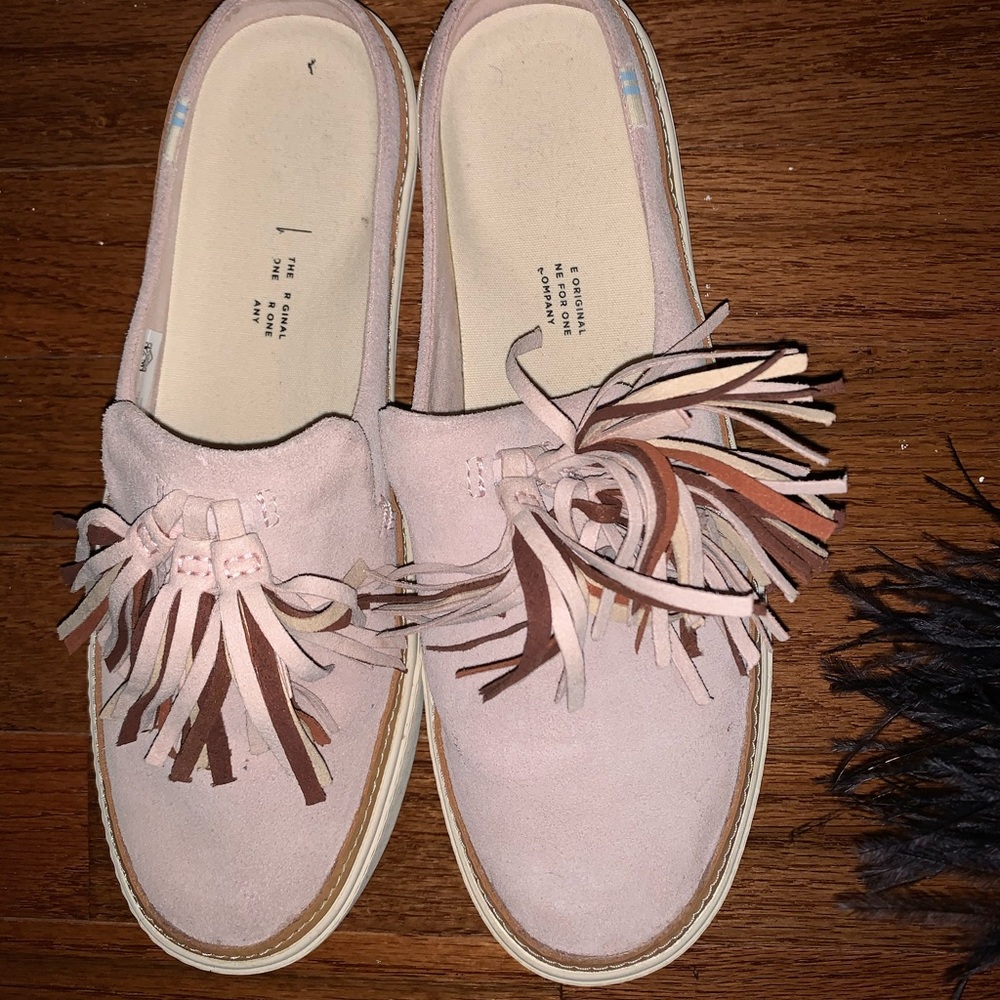 Toms Pom Pom Slide Ons